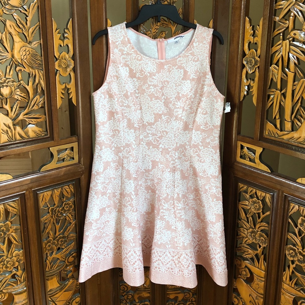 Studio One Lace Print Sleeveless Dress Size 14P